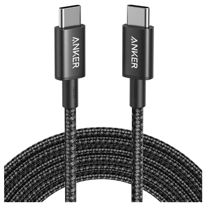 New Nylon USB-C to USB-C 2.0 Cable 6ft view 2