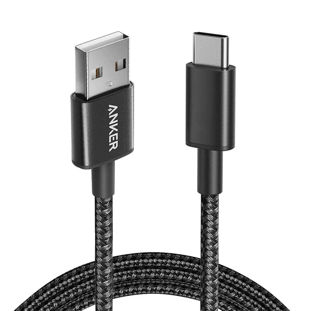 Anker Nylon Cable USB-A to USB-C - 6ft – Black view 2