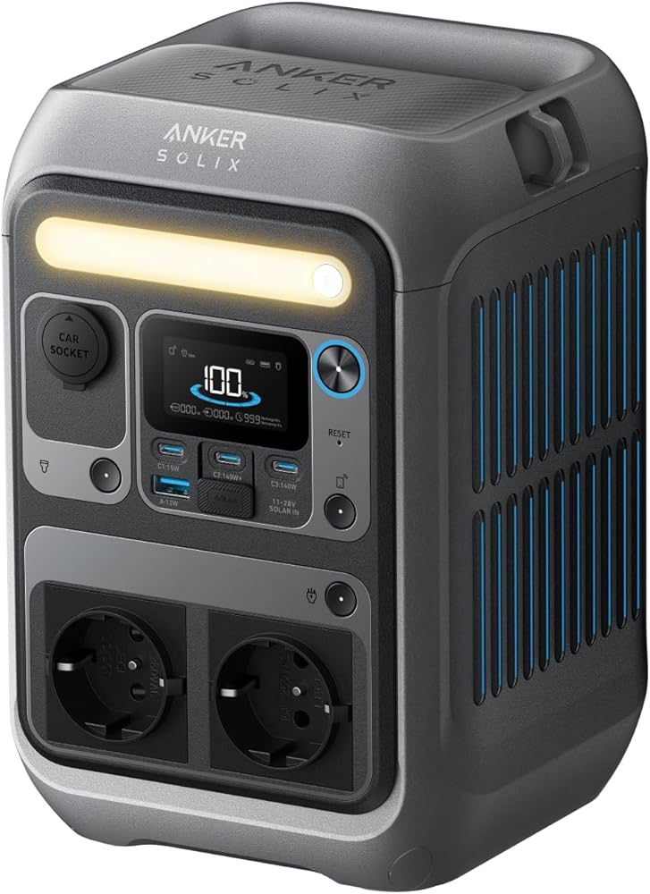 Anker SOLIX C300 Portable Power Station view 2