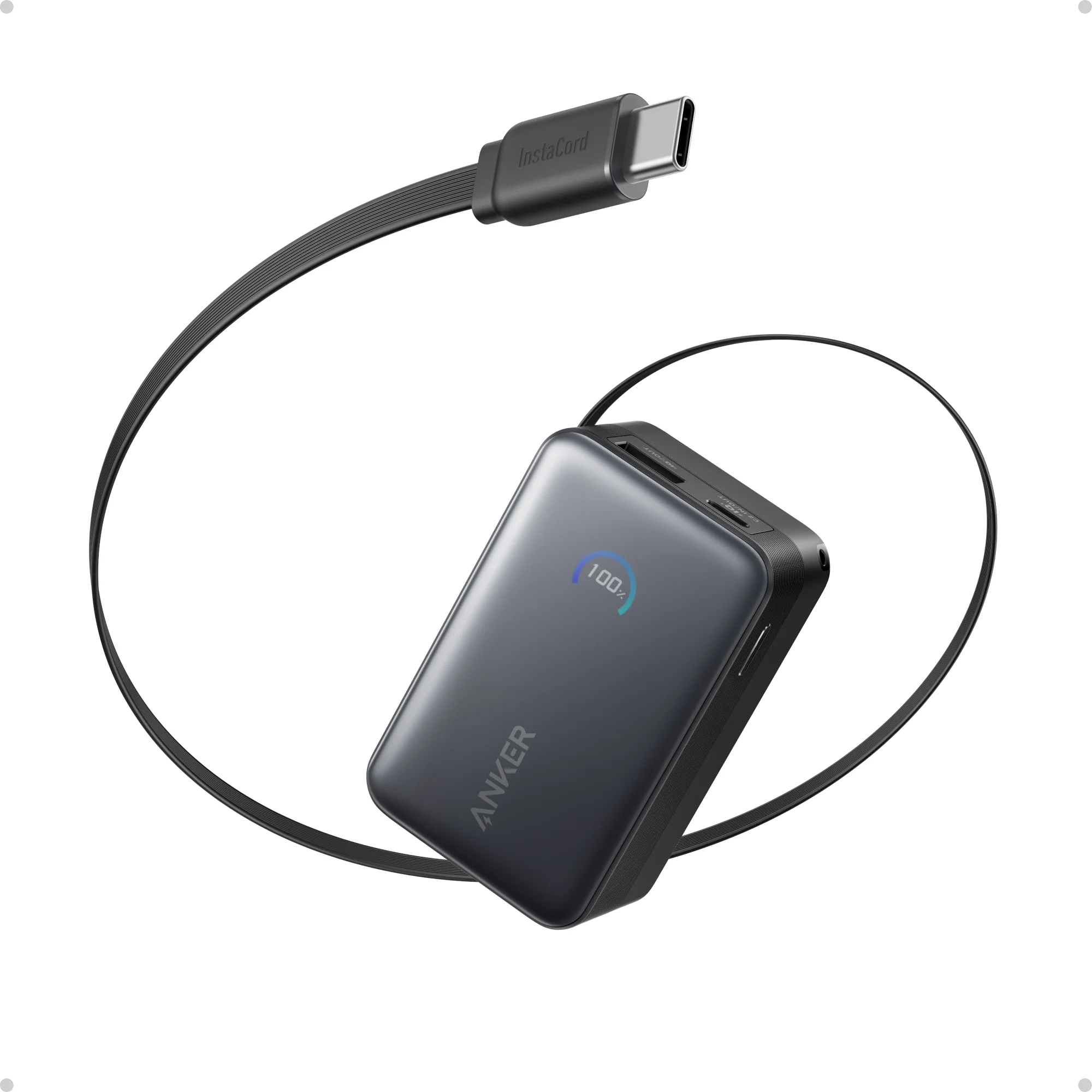 Anker Nano Power Bank (10K, 45W, Built-In Retractable USB-C Cable) view 4