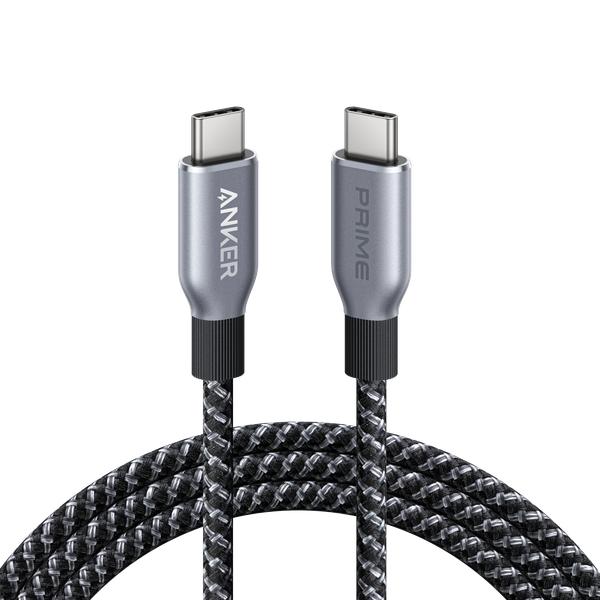 Anker Prime USB-C to USB-C Cable (6ft, 240W, Upcycled-Braided) view 2
