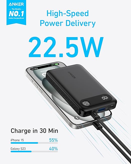 Anker Power Bank, (10K, 22.5W) view 2