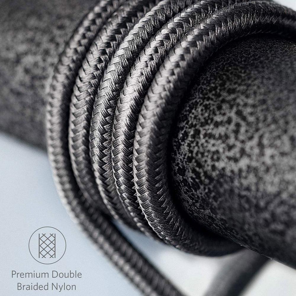 New Nylon USB-C to USB-C 2.0 Cable 3.3ft view 3